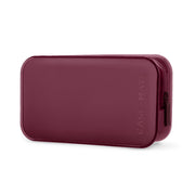 Case-Mate front view of Mulberry pouch showing glossy finish and zip closure for stylish protection