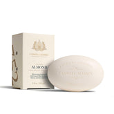 Caswell-Massey front packaging showing almond scent and gifting appeal