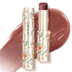 Catkin front packaging showing glossy tinted balm and brand benefit