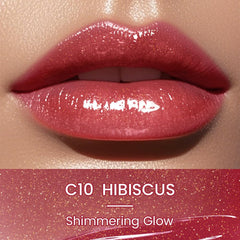 Catkin balm jelly texture close-up highlighting glossy, hydrating finish
