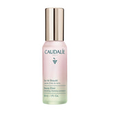 Caudalie Beauty Elixir front bottle view showing compact travel-ready design and glow