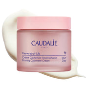 Caudalie jar front view showing firming cream and luxurious packaging benefit