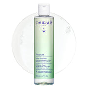 Caudalie front bottle showing Vinopure toner and matte finish benefit