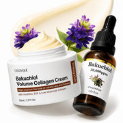 CELDYQUE set front packaging showing both serum and collagen cream benefits