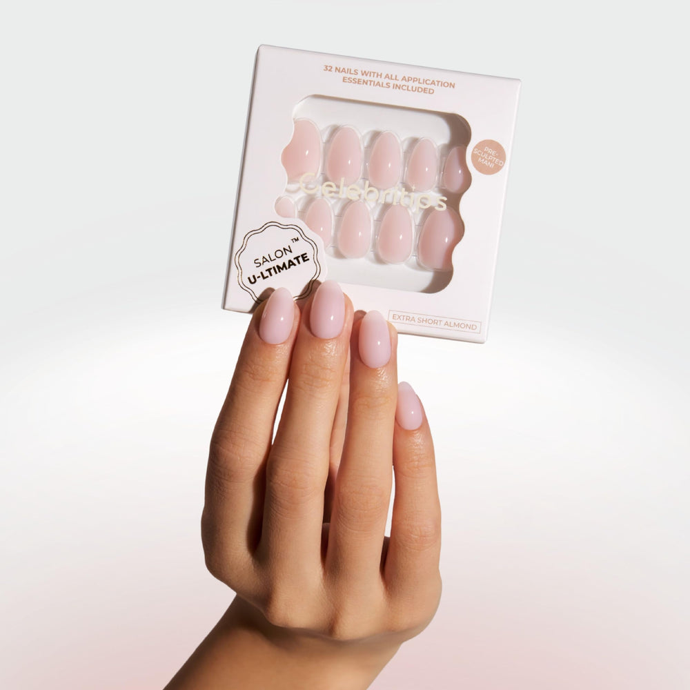 Celebritips front packaging showing kit contents and benefit of complete system