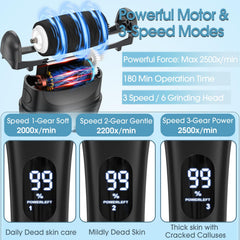 Celepen assortment of six roller heads displayed, offers customizable exfoliation benefit