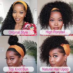 Celiarita headband wig side profile demonstrating fit and comfortable wear benefit