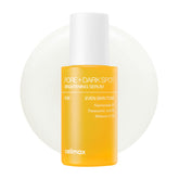 celimax front pump serum bottle showing product packaging and benefit of targeted pore care