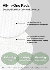celimax embossed side detail for gentle exfoliation and hydration