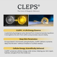 CEPOLAB Biogenic Essence open dropper dispensing serum for precise application benefits
