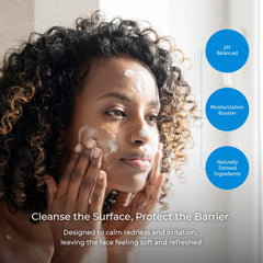 Ceramedx bottle on bathroom counter offering easy daily use