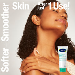 Cetaphil cream texture close-up highlighting smooth, non-greasy feel