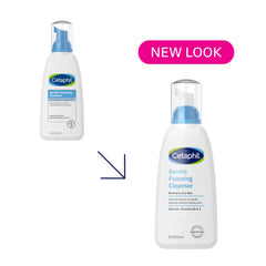 Cetaphil foam texture close-up showing airy lather that minimizes rubbing benefit