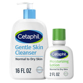 Cetaphil gentle cleanser front packaging showing label and size benefit: trusted mild cleansing