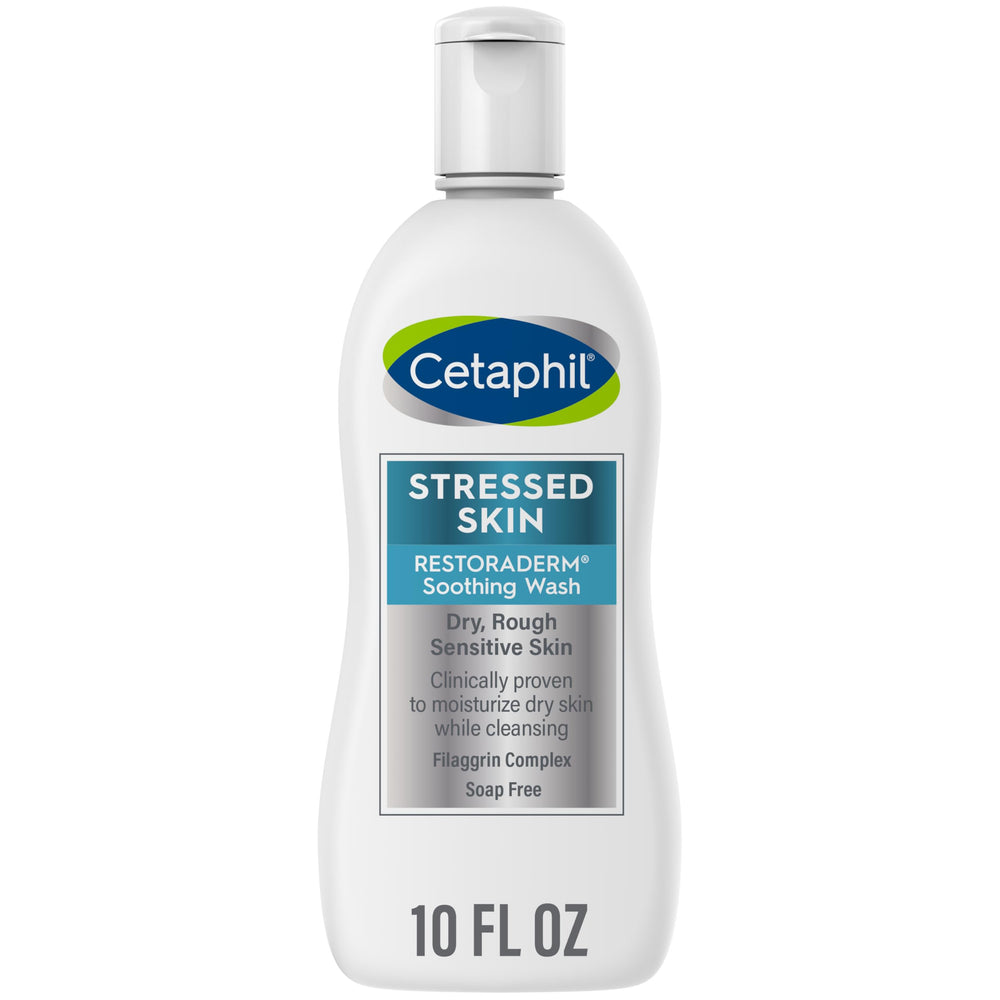 Cetaphil front label on 10oz bottle showing product identity and gentle care benefit