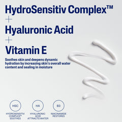 Cetaphil close-up of hyaluronic ingredient and skin-plumping benefit