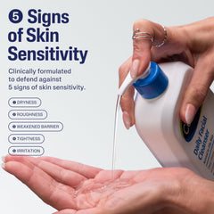 Cetaphil foaming texture close-up demonstrating gentle yet effective clean