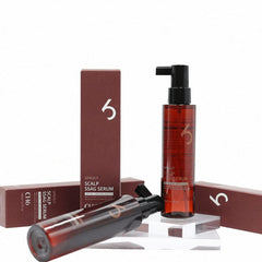 CH6 bottle beside hand for scale showing 140ml size and travel-friendly benefit