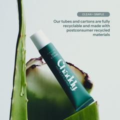 Chaddy matte lip plumper held in hand to show size - travel-friendly half ounce benefit