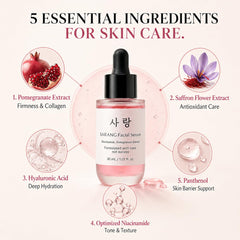 CHALTTOK label ingredients detail showing niacinamide and hyaluronic acid benefits