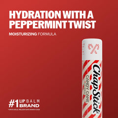 ChapStick candy cane group arrangement of twelve tubes illustrating bulk value and shareability
