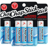 ChapStick Classic Medicated front packaging showing brand and purpose for quick grab