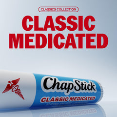 ChapStick medicated single stick close-up showing smooth glide benefit