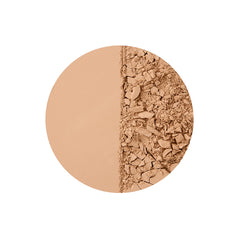 Charlotte Tilbury compact open with pan visible and refillable case benefit