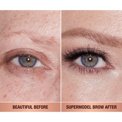 Charlotte Tilbury texture swatch of pencil strokes showing smooth conditioning glide