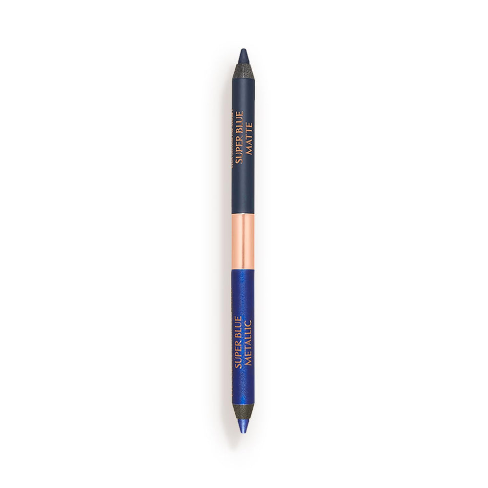Charlotte Tilbury eyeliner duo front view showing both matte and metallic ends for versatile looks