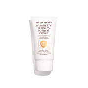 Charlotte Tilbury front packaging showing SPF 50 and primer benefits
