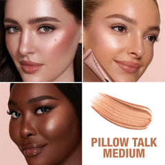 Charlotte Tilbury Magic Cushion applicator dispensing product for controlled dot-and-blend