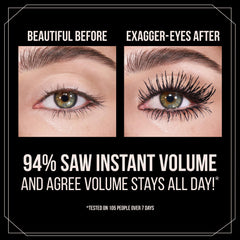 Charlotte Tilbury swatch of mascara texture showing rich vinyl-black pigment
