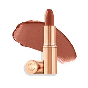 Charlotte Tilbury front packaging shot showing elegant tube and branding for premium appeal