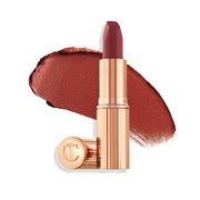 Charlotte Tilbury lipstick front view showing elegant casing and brand appeal