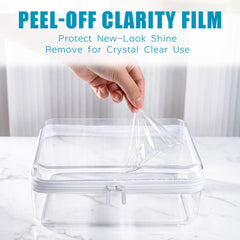Cheery Land medium pouch with travel toiletries visible for airport convenience