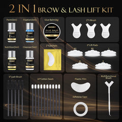choido lifting pad detail showing size options for precise lash shaping
