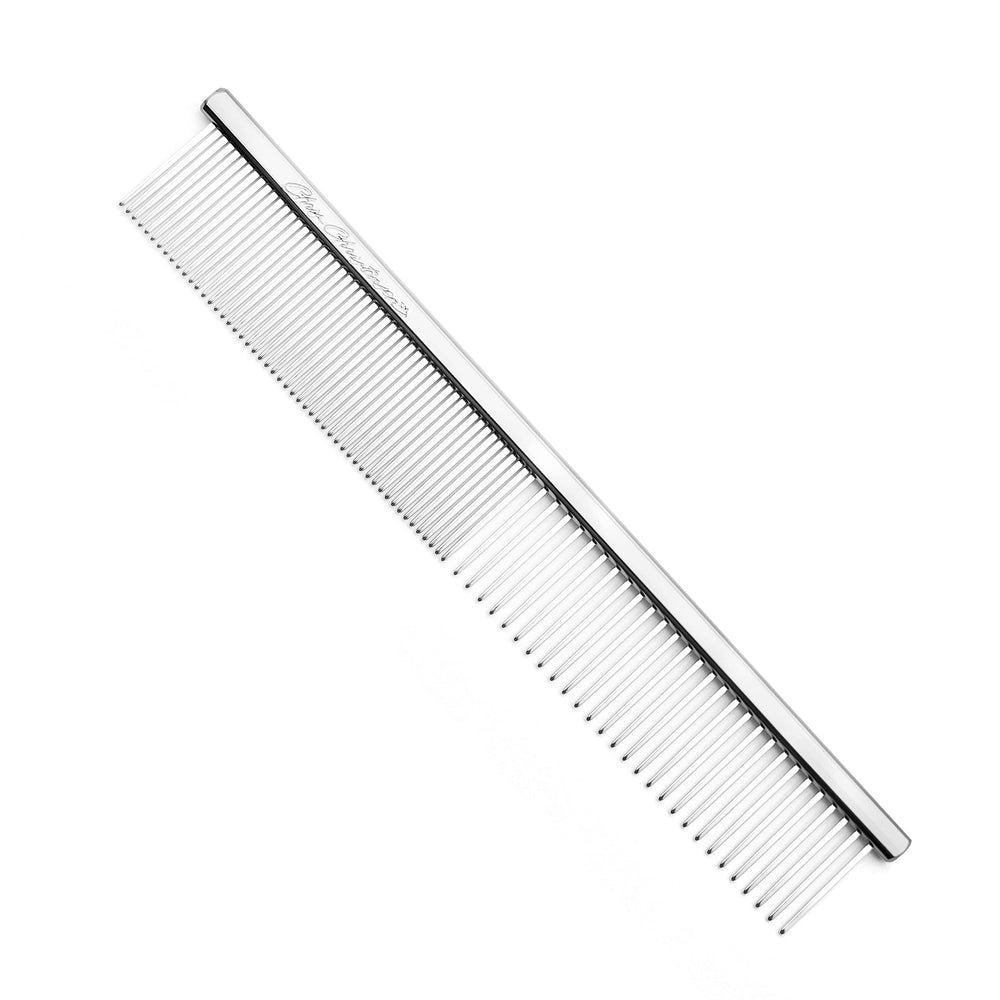 Chris Christensen comb front view showing compact design and precision