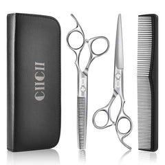 CIICII front view silver scissors showing professional finish and precision