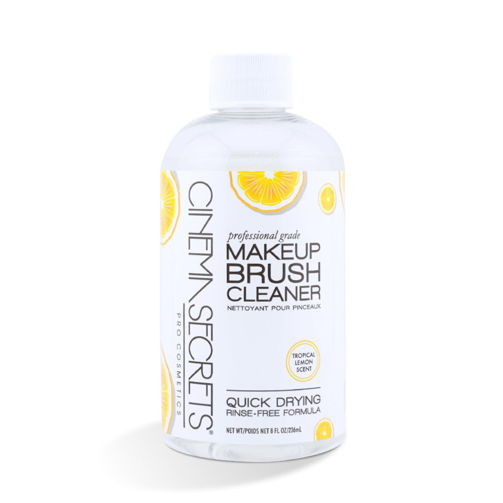 Cinema Secrets front packaging showing lemon bottle and label benefits