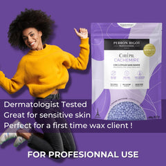 Cirepil Cachemire being applied to forearm demonstrating precision and reduced irritation