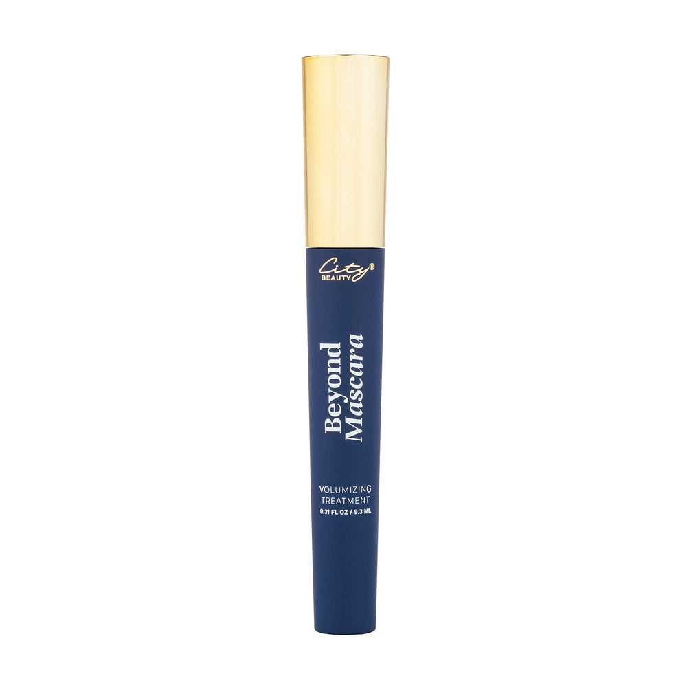 City Beauty front packaging showing sleek tube and label, highlights compact travel size