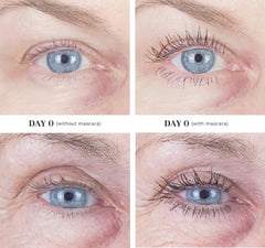 City Beauty wand and brush close-up showing tapered bristles for precise lash separation