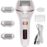 CIVYPRO front view of pedicure kit showing device and accessories for easy home care