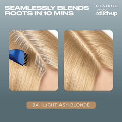 Clairol color tube and developer bottle illustrating simple mixing