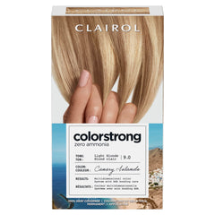 Clairol ColorStrong front packaging showing full kit and shade name for easy purchase