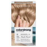 Clairol ColorStrong front packaging showing full kit and benefits