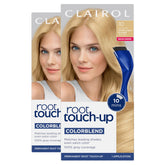Clairol front packaging showing shade 10 Extra Light Blonde and benefits