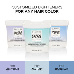 Brush applying Kaleidocolors with precise coverage, Clairol Professional for control