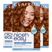 Clairol Nice'n Easy 6R front packaging showing shade and pack benefits